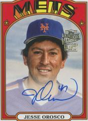Jesse Orosco Baseball Cards 2023 Topps Archives 1972 Fan Favorites Autographs Prices