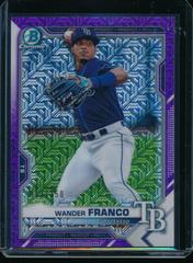 Wander Franco [Purple Refractor Mega Box Mojo] #BCP-57 Baseball Cards 2021 Bowman Chrome Prospects Prices