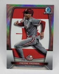 Freddie Freeman #WBC-2 Baseball Cards 2023 Bowman Chrome WBC Flag Refractor Prices