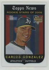 Carlos Gonzalez #C265 Baseball Cards 2008 Topps Heritage Chrome Prices
