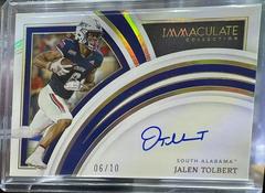 Jalen Tolbert [Gold] #RA-JTO Football Cards 2022 Panini Immaculate Collegiate Rookie Autographs Prices