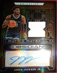 Jaren Jackson Jr. [Orange] #MMA-JJJ Basketball Cards 2021 Panini Obsidian Matrix Material Autographs Prices