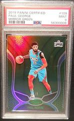 Paul George [Mirror Green] Basketball Cards 2019 Panini Certified Prices