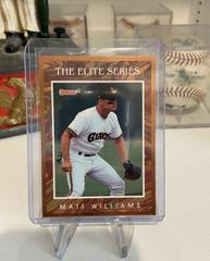 Matt Williams #8 Baseball Cards 1991 Donruss Elite Prices