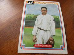 Walter Johnson #2 Baseball Cards 1983 Donruss Hall of Fame Heroes Prices