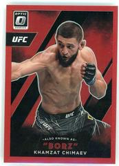 Khamzat Chimaev [Red] #23 Ufc Cards 2022 Panini Donruss Optic UFC Also Known As Prices