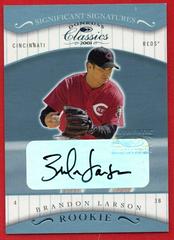 Brandon Larson [Significant Signatures] #116 Baseball Cards 2001 Donruss Classics Prices