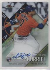 Yulieski Gurriel #FF-YG Baseball Cards 2017 Topps Finest Firsts Autographs Prices