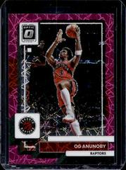 OG Anunoby [Pink Velocity] #1 Basketball Cards 2022 Panini Donruss Optic Prices