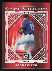 Jack Leiter #CA28 Baseball Cards 2023 Panini Donruss Coming Attractions Prices
