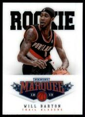 Will Barton Basketball Cards 2012 Panini Marquee Prices
