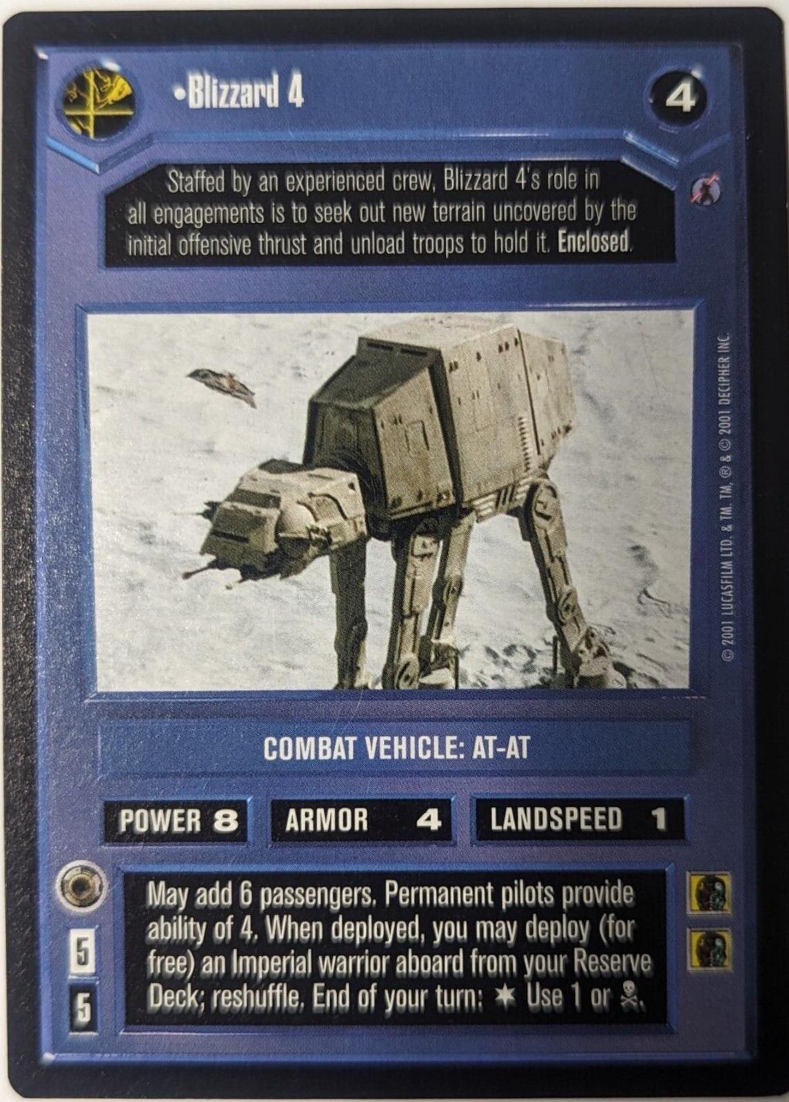 Blizzard 4 Star Wars CCG Reflections III