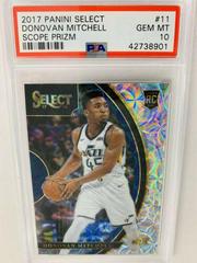 Donovan Mitchell [Scope Prizm] Basketball Cards 2017 Panini Select Prices