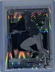 Aaron Zavala [Black & White RayWave Refractor] #BDC-101 Baseball Cards 2021 Bowman Draft Chrome Prices