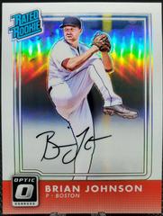 Brian Johnson Baseball Cards 2016 Panini Donruss Optic Rated Rookies Signatures Prices