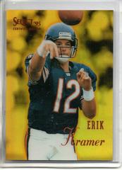 Erik Kramer [Mirror Gold] Football Cards 1995 Panini Select Certified Prices