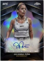 Julianna Pena [Refractor] #CVA-JPE Ufc Cards 2024 Topps Chrome UFC Veteran Autograph Prices