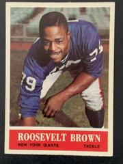 Roosevelt Brown Football Cards 1964 Philadelphia Prices
