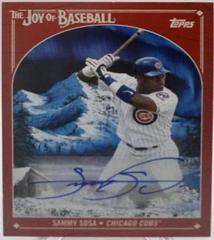 Sammy Sosa [Autograph Bright Red] #5 Baseball Cards 2023 Topps X Bob Ross The Joy Of Prices