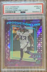 Dalvin Cook [Cubic] #PRD-10 Football Cards 2022 Panini Donruss Production Line Prices