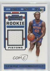Sekou Doumbouya Basketball Cards 2019 Panini Contenders Rookie Ticket Swatches Prices