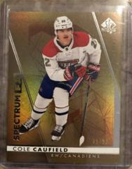 Cole Caufield [Gold] #S-28 Hockey Cards 2022 SP Authentic Spectrum FX Prices