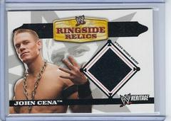 John Cena [Shirt] Wrestling Cards 2006 Topps Heritage II WWE Ringside Relics Prices
