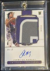 Jahmi'us Ramsey [Patch Autograph Gold] Basketball Cards 2020 Panini National Treasures Prices