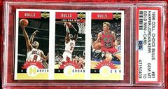 Ron Harper, Michael Jordan, Steve Kerr [Gold] Basketball Cards 1996 Collector's Choice Chicago Bulls Prices