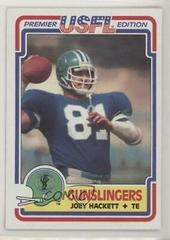 Joey Hackett #114 Football Cards 1984 Topps USFL Prices