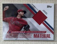 Aaron Nola #MLM-AN Baseball Cards 2024 Topps Major League Material Prices
