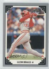 Glenn Braggs #362 Baseball Cards 1991 Leaf Prices