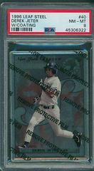 Derek Jeter [w/ Coating] #40 Baseball Cards 1996 Leaf Steel Prices