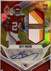 Skyy Moore Football Cards 2022 Panini Phoenix RPS Rookie Auto Dual Jersey Prices