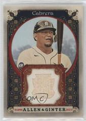 Miguel Cabrera #AGRB-MCA Baseball Cards 2023 Topps Allen & Ginter Relics B Prices