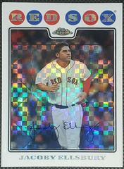 Jacoby Ellsbury [Xfractor] Baseball Cards 2008 Topps Chrome Prices