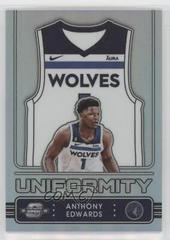 Anthony Edwards #18 Basketball Cards 2022 Panini Contenders Optic Uniformity Prices