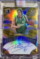 Dirk Nowitzki [Gold] Basketball Cards 2021 Panini Spectra Illustrious Legends Signatures Prices