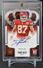 Travis Kelce [Signature Die Cut Silver] #194 Football Cards 2013 Panini Crown Royale Prices