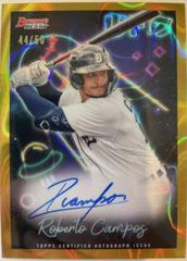 Roberto Campos [Lava] Baseball Cards 2022 Bowman's Best UFO Autographs Prices