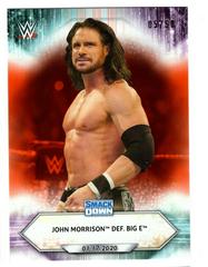 John Morrison [Orange] #113 Wrestling Cards 2021 Topps WWE Prices