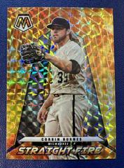Corbin Burnes [Mosaic] #Sf-9 Baseball Cards 2022 Panini Mosaic Straight Fire Prices