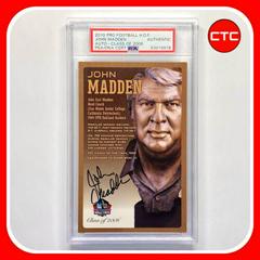 John Madden [Autograph Class of 2006] Football Cards 2010 Panini Pro Football Hall of Fame Prices