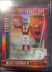 Mecole Hardman Jr. [Spectrum Red] Football Cards 2019 Panini Absolute Introductions Prices