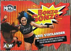 Kris Statlander Wrestling Cards 2022 SkyBox Metal Universe AEW Bonzo Gonzo Prices