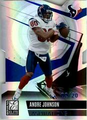 Andre Johnson [Aspirations] #38 Football Cards 2006 Panini Donruss Elite Prices