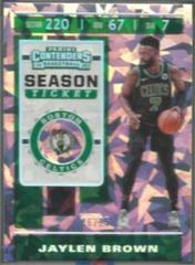 Jaylen Brown [Cracked Ice] #42 Basketball Cards 2019 Panini Contenders Prices