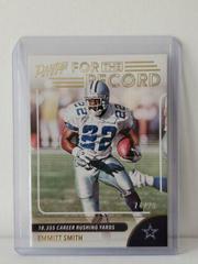 Emmitt Smith [Gold] Football Cards 2023 Panini Prestige For the Record Prices