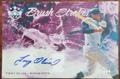 Tony Oliva [Holo Silver] Baseball Cards 2022 Panini Diamond Kings Brush Strokes Autograph Prices
