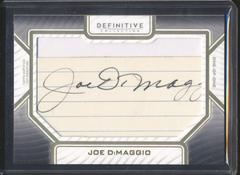 Joe DiMaggio #DCS-JD Baseball Cards 2023 Topps Definitive Cut Signatures Collection Prices